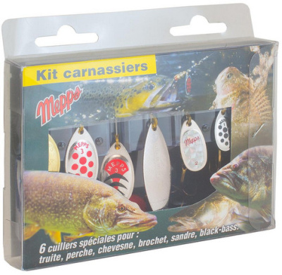 рыболовные Набор блесен Mepps Aglia Kit CARNASSIER