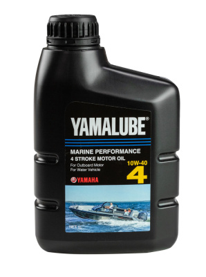 Масло 4-тактное минеральное Yamalube SAE 10W-40 API SJ/CF Marine, 1 л