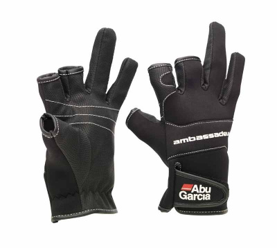 Перчатки ABU garcia neoprene GLOVES BLACK