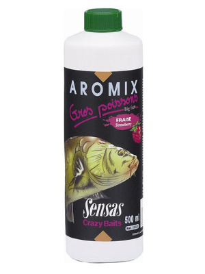 Ароматизатор Sensas AROMIX BIG FISH Strawberry 0.5л