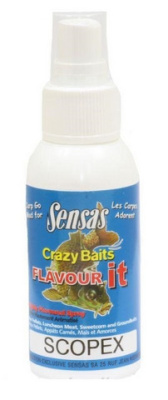 Спрей Sensas Crazy Bait FLAVOURIT SPRAYS Scopex 0.075л