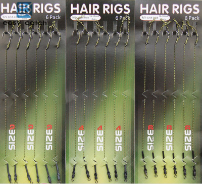 Поводок с крючком EASY CATCH HAIR RIGS Карп, упаковка 6шт