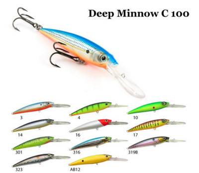 Воблер RAIDEN DEEP MINNOW C100