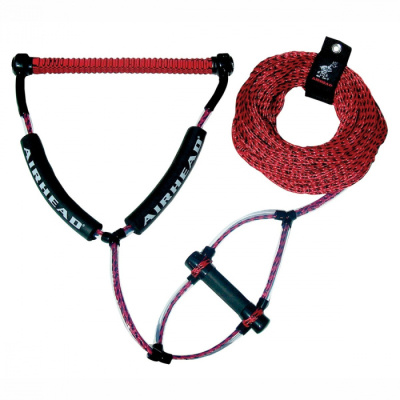 Буксировочный фал для вейкборда Wakeboard Rope RED 4 секции