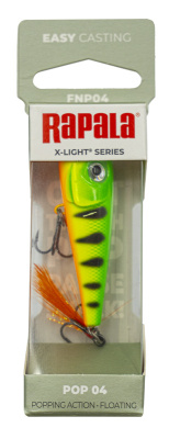 Воблер RAPALA X-Light Pop (Длина (мм) 4; Вес (гр.) 4,5 / FT)