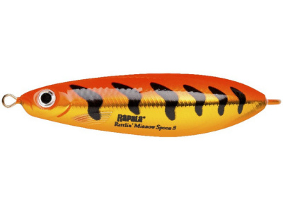 Блесна колеблющаяся незацепляйка RAPALA RATTLIN MINNOW SPOON ( 16гр/GFRT)