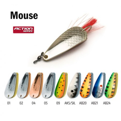 Блесна колеблющаяся незацепляйка AKARA ACTION SERIES WEEDLESS MOUSE