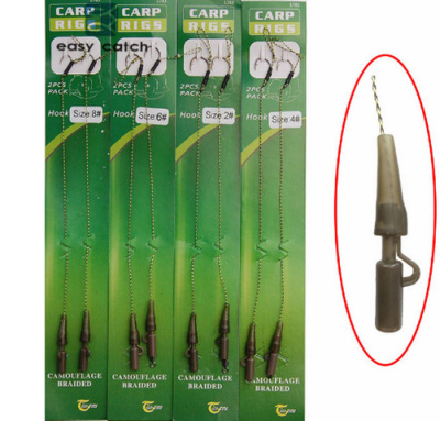 Поводок с крючком EASY CATCH HAIR RIGS Карп, упаковка 2шт