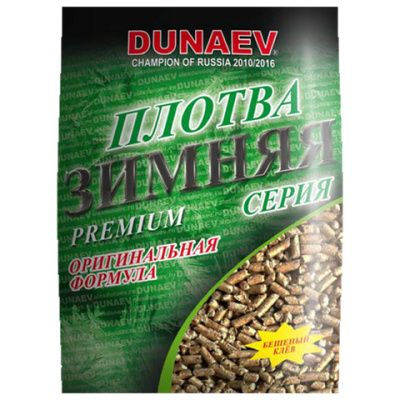 Прикормка DUNAEV ICE-PELLETS 0.9кг (Плотва)