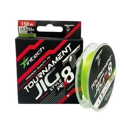 Леска плетеная (шнур) INTECH TOURNAMENT JIG STYLE PE X8 LIME GREEN 