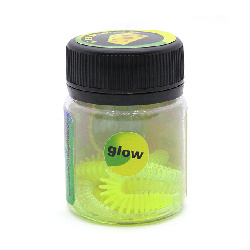 Приманка силиконовая (мягкая) NEON TROUT BOLL GLOW сыр (11236 / 3,2" / Желтый)