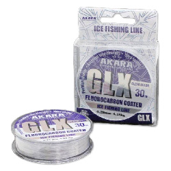 Леска монофильная зимняя AKARA GLX ICE CLEAR (GLX-IC-30-008  (30 м 0,08мм) )