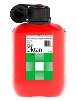 КАНИСТРА OKTAN Oktan Classic, красная , 5 л