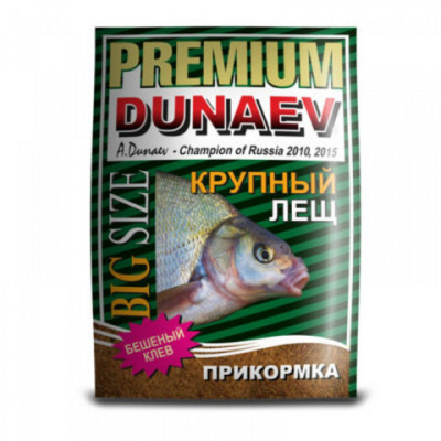 Прикормка DUNAEV-PREMIUM 1кг Лещ Крупная фракция