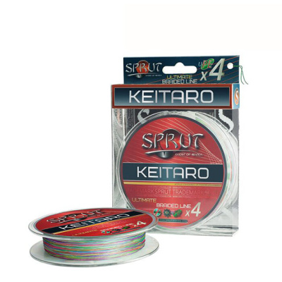 Леска плетеная (шнур) SPRUT KEITARO ULTIMATE BRAIDED LINE X4 (sprut31221  (140 м 0,12мм) )