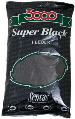 Прикормка Sensas 3000 Super BLACK Feeder 1кг