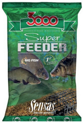 Прикормка Sensas 3000 Super Feeder RIVER 1кг